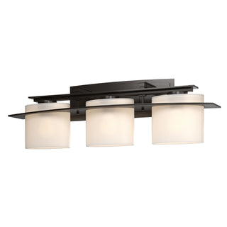 Hubbardton Forge - 207523-SKT-14-GG0182 - Arc Ellipse 3 Light Sconce - Ellipse - Oil Rubbed Bronze