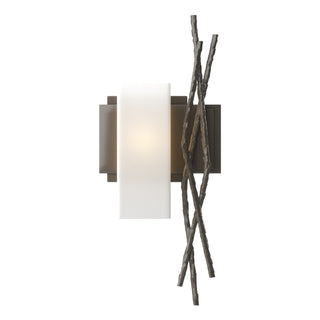 Hubbardton Forge - 207670-SKT-LFT-07-GG0351 - Brindille Sconce - Brindille - Dark Smoke