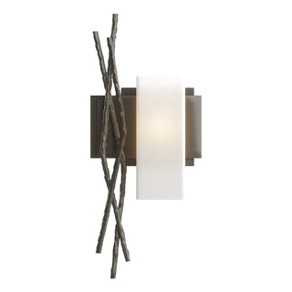 Hubbardton Forge - 207670-SKT-RGT-07-GG0351 - Brindille Sconce - Brindille - Dark Smoke
