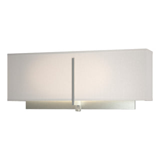 Hubbardton Forge - 207680-SKT-82-SE1606 - Exos Rectangular Sconce - Exos - Vintage Platinum