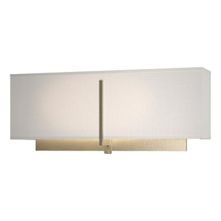 Hubbardton Forge - 207680-SKT-84-SE1606 - Exos Rectangular Sconce - Exos - Soft Gold