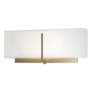 Hubbardton Forge - 207680-SKT-84-SF1606 - Exos Rectangular Sconce - Exos - Soft Gold