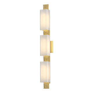 Hubbardton Forge - 207697-SKT-86-GG0441 - Oceanus 3 Light Sconce - Oceanus - Modern Brass