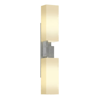 Hubbardton Forge - 207801-SKT-82-GG0351 - Ondrian 2 Light Sconce - Ondrian - Vintage Platinum
