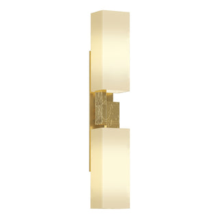 Hubbardton Forge - 207801-SKT-86-GG0351 - Ondrian 2 Light Sconce - Ondrian - Modern Brass