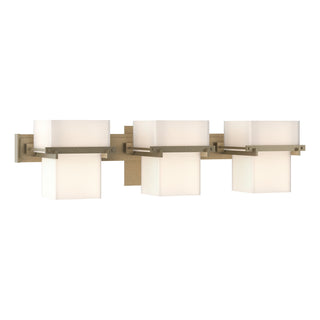 Hubbardton Forge - 207833-SKT-84-GG0106 - Kakomi 3 Light Sconce - Kakomi - Soft Gold