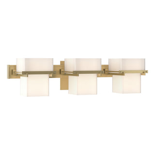 Hubbardton Forge - 207833-SKT-86-GG0106 - Kakomi 3 Light Sconce - Kakomi - Modern Brass