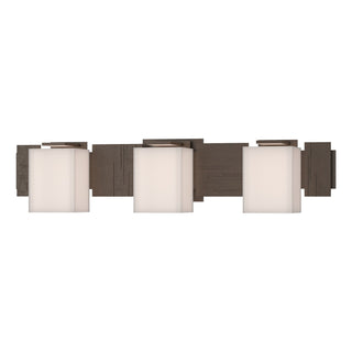 Hubbardton Forge - 207843-SKT-05-GG0108 - Impressions 3 Light Sconce - Impressions - Bronze