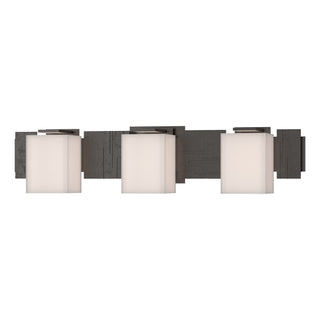Hubbardton Forge - 207843-SKT-14-GG0108 - Impressions 3 Light Sconce - Impressions - Oil Rubbed Bronze
