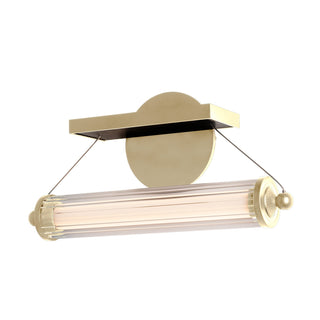 Hubbardton Forge - 209105-LED-86-WB-ZM0691 - Libra LED Sconce - Libra - Modern Brass