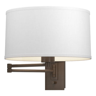 Hubbardton Forge - 209250-SKT-05-SF1295 - Simple Swing Arm Sconce - Simple Lines - Bronze