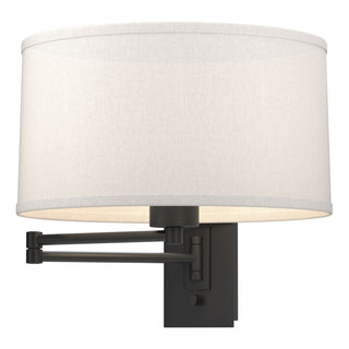 Hubbardton Forge - 209250-SKT-10-SE1295 - Simple Swing Arm Sconce - Simple Lines - Black