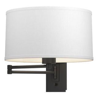 Hubbardton Forge - 209250-SKT-10-SF1295 - Simple Swing Arm Sconce - Simple Lines - Black
