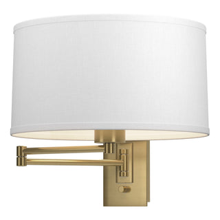 Hubbardton Forge - 209250-SKT-86-SF1295 - Simple Swing Arm Sconce - Simple Lines - Modern Brass