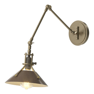 Hubbardton Forge - 209320-SKT-84-05 - Henry Sconce - Henry - Soft Gold