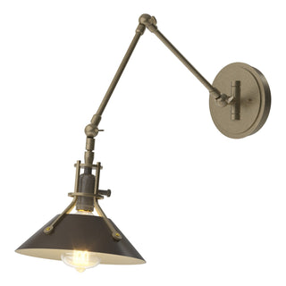 Hubbardton Forge - 209320-SKT-84-14 - Henry Sconce - Henry - Soft Gold