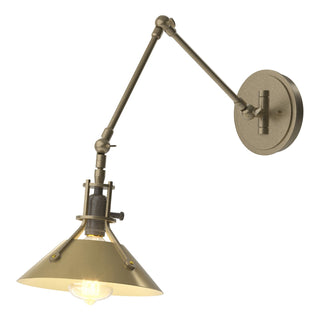 Hubbardton Forge - 209320-SKT-84-86 - Henry Sconce - Henry - Soft Gold