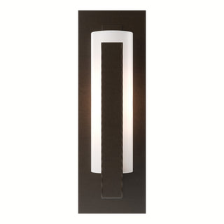 Hubbardton Forge - 217185-SKT-14-GG0065 - Forged Vertical Bar Sconce - Steel Backplate - Vertical Bar - Oil Rubbed Bronze
