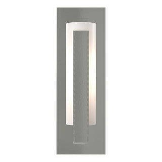 Hubbardton Forge - 217185-SKT-85-GG0065 - Forged Vertical Bar Sconce - Steel Backplate - Vertical Bar - Sterling