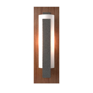 Hubbardton Forge - 217186-SKT-20-CH-GG0065 - Forged Vertical Bar Sconce - Cherry or Copper Backplate - Vertical Bar - Natural Iron