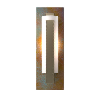 Hubbardton Forge - 217186-SKT-84-CP-GG0065 - Forged Vertical Bar Sconce - Cherry or Copper Backplate - Vertical Bar - Soft Gold