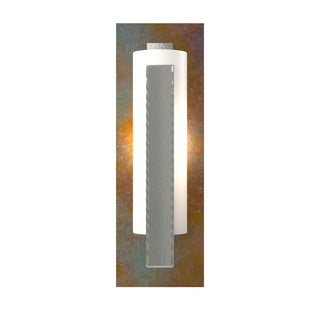Hubbardton Forge - 217186-SKT-85-CP-GG0065 - Forged Vertical Bar Sconce - Cherry or Copper Backplate - Vertical Bar - Sterling
