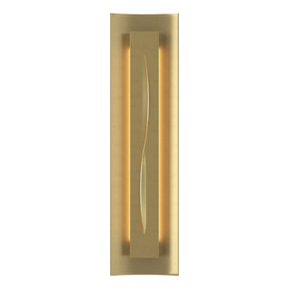 Hubbardton Forge - 217640-SKT-86-CC0206 - Gallery Sconce - Gallery - Modern Brass