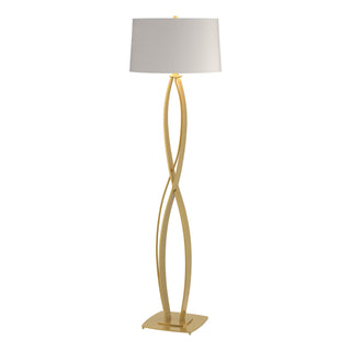 Hubbardton Forge - 232686-SKT-86-SE1894 - Almost Infinity Floor Lamp - Almost Infinity - Modern Brass