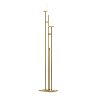 Hubbardton Forge - 234903-SKT-86-GG0188 - Rook Twin Floor Lamp - Rook - Modern Brass