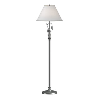 Hubbardton Forge - 246761-SKT-82-SF1755 - Forged Leaves and Vase Floor Lamp - Leaf - Vintage Platinum