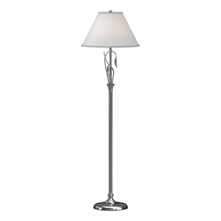 Hubbardton Forge - 246761-SKT-85-SF1755 - Forged Leaves and Vase Floor Lamp - Leaf - Sterling