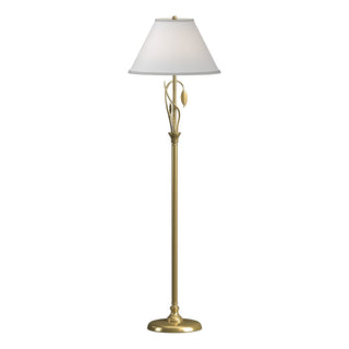 Hubbardton Forge - 246761-SKT-86-SF1755 - Forged Leaves and Vase Floor Lamp - Leaf - Modern Brass