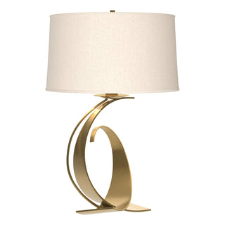 Hubbardton Forge - 272678-SKT-86-SE1794 - Fullered Impressions Large Table Lamp - Fullered Impressions - Modern Brass