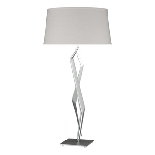 Hubbardton Forge - 272850-SKT-82-SE1815 - Facet Table Lamp - Facet - Vintage Platinum