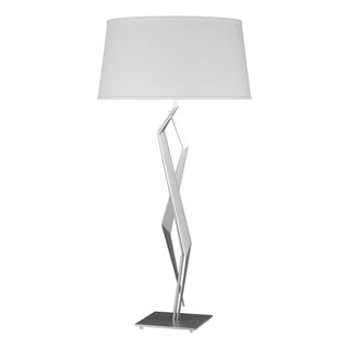 Hubbardton Forge - 272850-SKT-82-SF1815 - Facet Table Lamp - Facet - Vintage Platinum