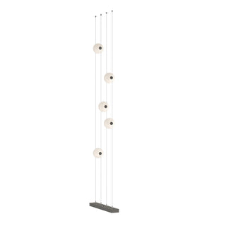 Hubbardton Forge - 289520-LED-STND-20-GG0668 - Abacus 5-Light Floor to Ceiling Plug-In LED Lamp - Abacus - Natural Iron
