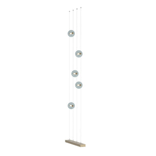 Hubbardton Forge - 289520-LED-STND-84-YL0668 - Abacus 5-Light Floor to Ceiling Plug-In LED Lamp - Abacus - Soft Gold