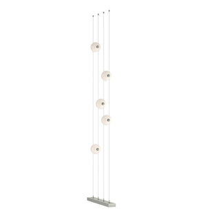 Hubbardton Forge - 289520-LED-STND-85-GG0668 - Abacus 5-Light Floor to Ceiling Plug-In LED Lamp - Abacus - Sterling