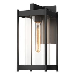 Hubbardton Forge - 302021-SKT-80-ZM0730 - Cela Medium Outdoor Sconce - Cela - Coastal Black