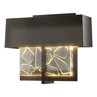 Hubbardton Forge - 302515-LED-14-YP0501 - Shard Small LED Outdoor Sconce - Shard - Coastal Oil Rubbed Bronze