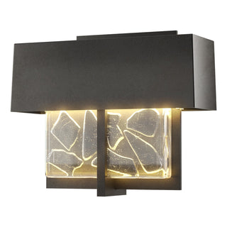 Hubbardton Forge - 302515-LED-80-YP0501 - Shard Small LED Outdoor Sconce - Shard - Coastal Black