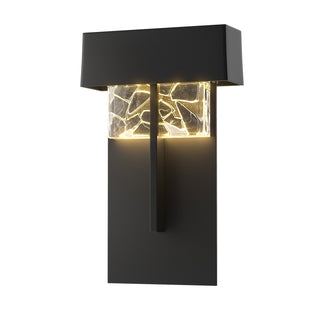 Hubbardton Forge - 302517-LED-80-YP0501 - Shard Large LED Outdoor Sconce - Shard - Coastal Black