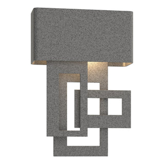 Hubbardton Forge - 302520-LED-LFT-20 - Collage Small Dark Sky Friendly LED Outdoor Sconce - Collage - Coastal Natural Iron