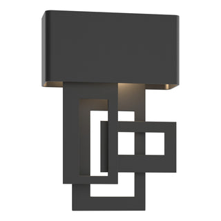 Hubbardton Forge - 302520-LED-LFT-80 - Collage Small Dark Sky Friendly LED Outdoor Sconce - Collage - Coastal Black