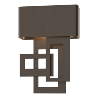 Hubbardton Forge - 302520-LED-RGT-14 - Collage Small Dark Sky Friendly LED Outdoor Sconce - Collage - Coastal Oil Rubbed Bronze