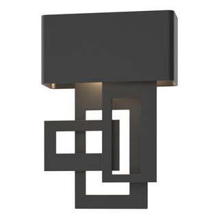 Hubbardton Forge - 302520-LED-RGT-80 - Collage Small Dark Sky Friendly LED Outdoor Sconce - Collage - Coastal Black