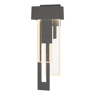 Hubbardton Forge - 302531-LED-LFT-20-II0597 - Rainfall LED Outdoor Sconce - Rainfall - Coastal Natural Iron