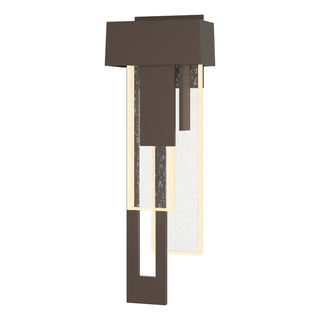 Hubbardton Forge - 302531-LED-LFT-75-II0597 - Rainfall LED Outdoor Sconce - Rainfall - Coastal Bronze