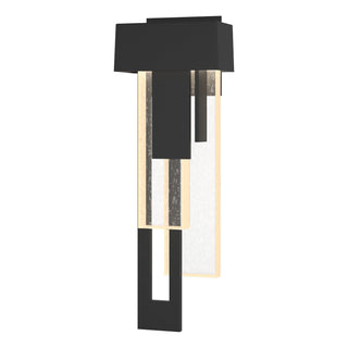 Hubbardton Forge - 302531-LED-LFT-80-II0597 - Rainfall LED Outdoor Sconce - Rainfall - Coastal Black