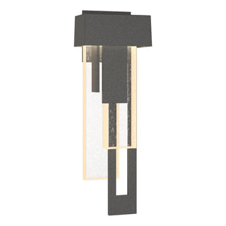 Hubbardton Forge - 302531-LED-RGT-20-II0597 - Rainfall LED Outdoor Sconce - Rainfall - Coastal Natural Iron